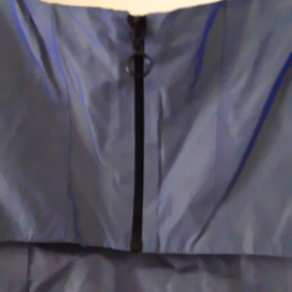 ASOS DESIGN Corset Top In Iridescent Blue Co-Ord. Size 8 - Picture 13 of 16